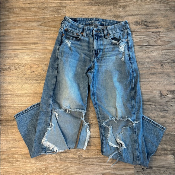 American Eagle Outfitters Denim - American Eagle Curvy Straight Jeans